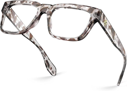 VISOONE TR90 Square Blue Light Blocking Glasses Fashion Computer Eyewear for Women and Men RANDI