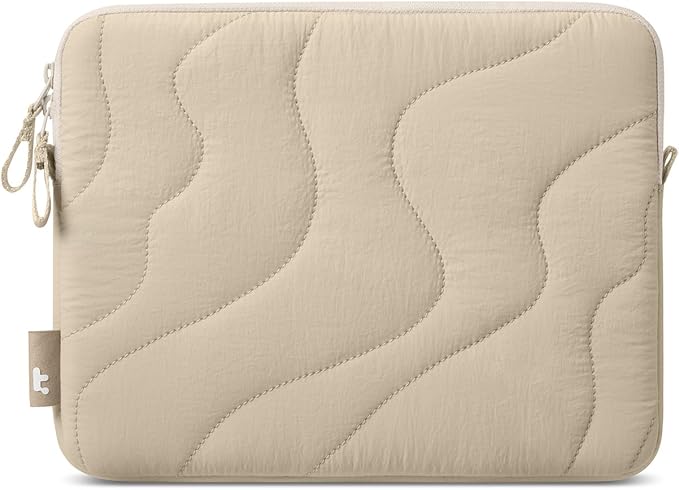 tomtoc 360 Protective Puffy Tablet Sleeve for 2026 11-inch iPad Air M4/M3, iPad Pro 2025 (M5/M4), iPad (A16) with Magic Keyboard/Smart Keyboard Folio, Quilted Soft Puffer iPad Case Bag