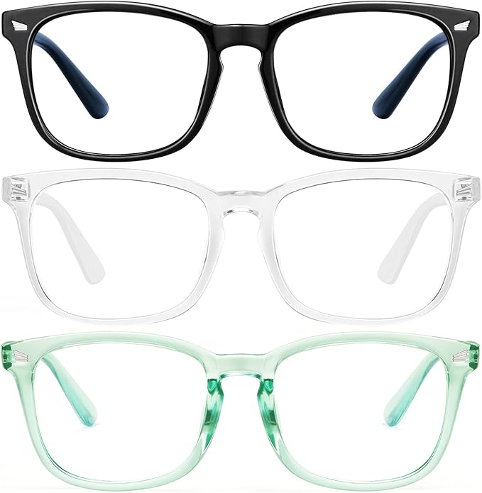 hunsquer Blue Light Glasses for Woman/Men Computer Blue Light Glasses