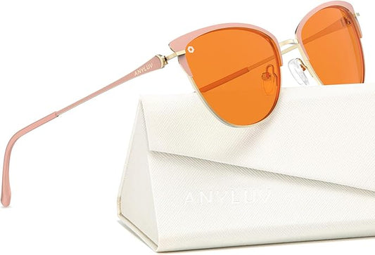 ANYLUV Blue Light Glasses for Woman Men, Womens Blue Light Blocking Glasses Computer Glasses Anti Eyestrain