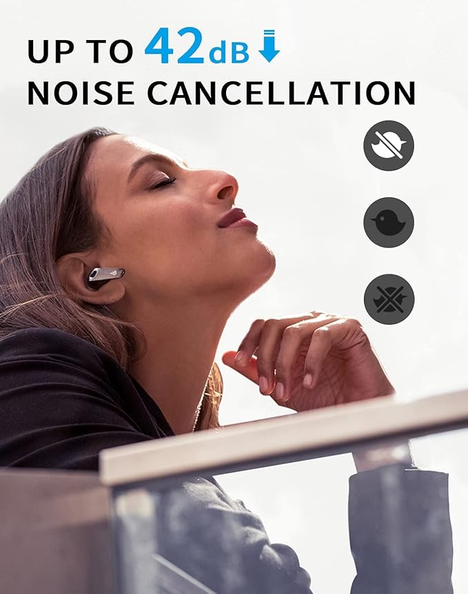 Edifier NeoBuds Pro Hi-Res Earbuds - Hybrid Active Noise Cancelling - with LDAC & LHDC - 6-Mics, APP Control, Gaming Mode - Black