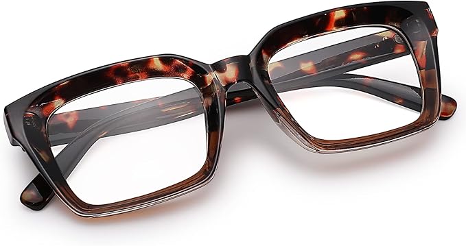 COASION Blue Light Blocking Eyeglasses Classic Thick Square Rim Frame Eyewear for Women Men