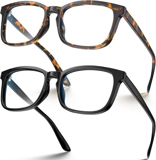 Blue Light Glasses for Women Men Square Computer Glasses Anti Glare UV Blocking Vita