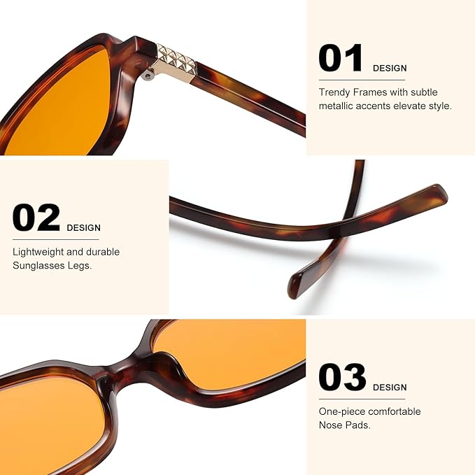 LIKSMU Blue Light Blocking Glasses for Woman Men Blue light Blocker Eyewear Trendy Rectangle Small Eyeglasses, 2pack