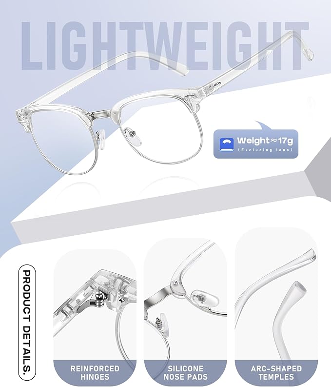 Perfectmiaoxuan Blue Light Blocking Glasses,Computer/Gaming/Screen Glasses for Women or Men，Anti Blue Light & UV
