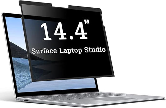 ZOEAGG Removable & Reusable Privacy Screen for Surface Laptop Studio 14.4 inch,Easy Installation/Anti-Spy/Anti-Glare/Anti Blue Light,Microsoft Surface Laptop Studio 2 Privacy Screen Protector