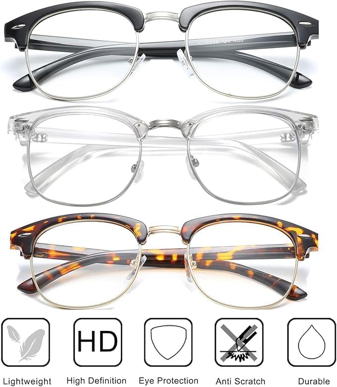 Perfectmiaoxuan Blue Light Blocking Glasses,Computer/Gaming/Screen Glasses for Women or Men，Anti Blue Light & UV