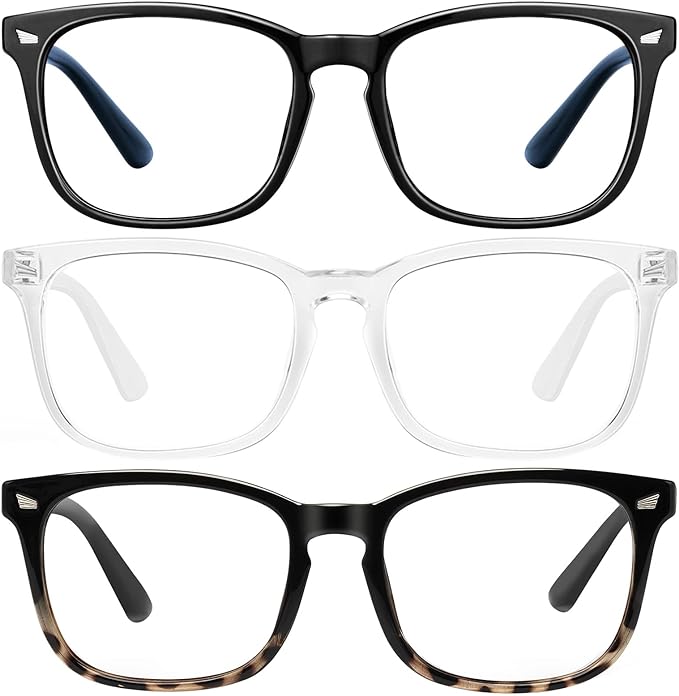 hunsquer Blue Light Glasses for Woman/Men Computer Blue Light Glasses