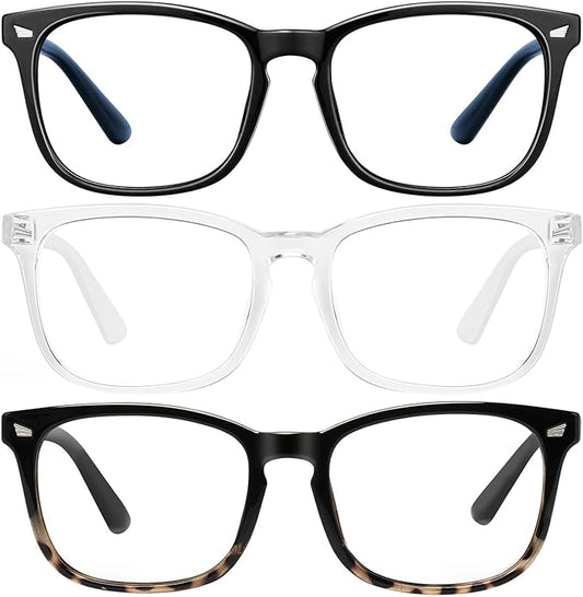 hunsquer Blue Light Glasses for Woman/Men Computer Blue Light Glasses