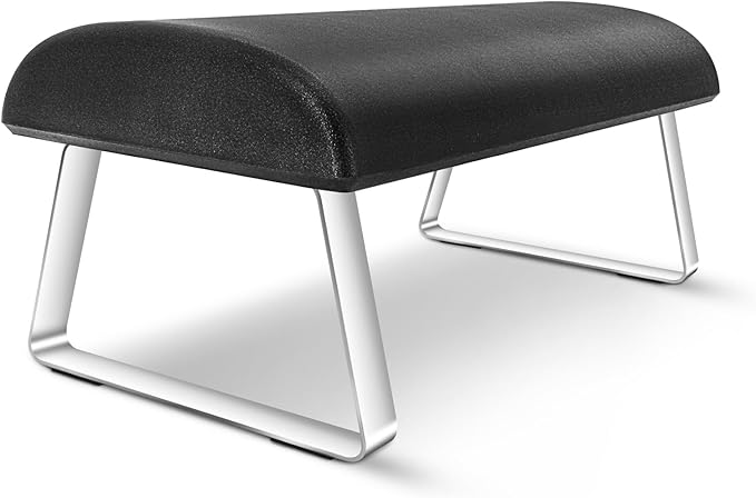 Waterproof Footrest, Upgraded High Elasticity Foot Rest Under Desk Footrest, Ergonomic Foot Rest for Under Desk at Work, Highly Supportive, No Deformation, Black