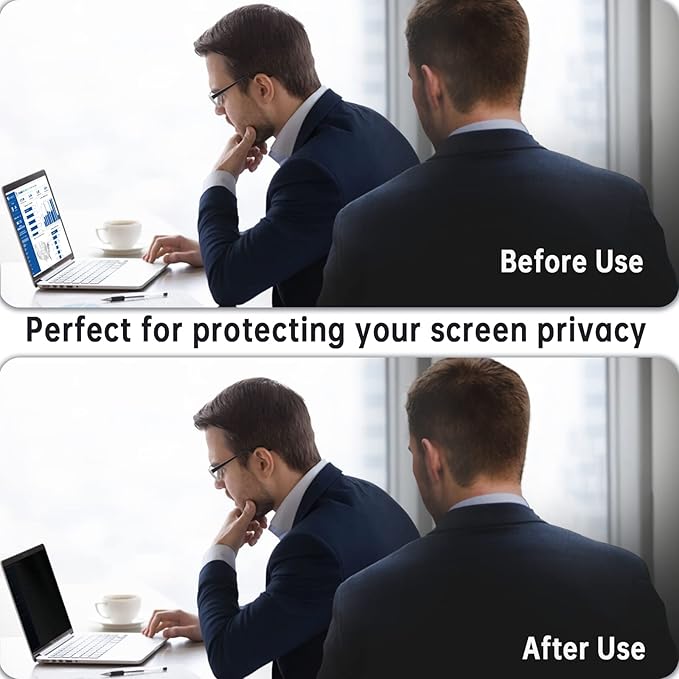 Peslv Magnetic Privacy Screen for Macbook Pro 13 Inch (2016-2022, M1, M2) / Macbook Air 13 in (2018-2021, M1), Removable Anti Blue Light Glare Filter for Mac 13In Laptop