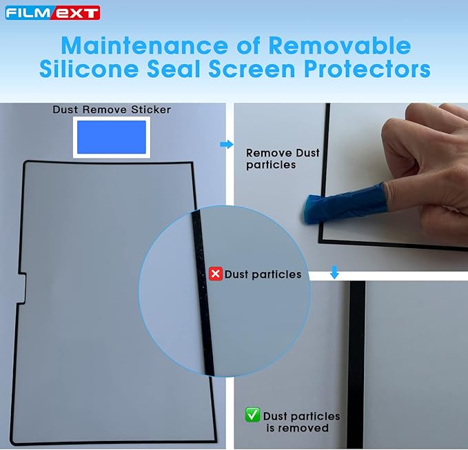 FILMEXT Macbook Pro 16 inch Screen Protector M5 M4 M3 M2 M1 2026-2021 Model A3403 A3186 A2991 A2780 A2485,Bubble Free Blue Light Screen Filter for Macbook Pro 16.2"-Eye Care/Anti-Glare-Matte