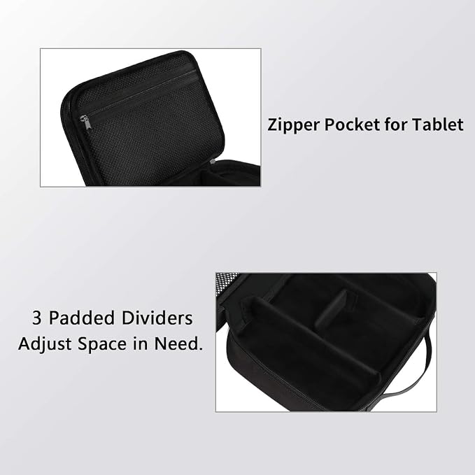 MATEIN Electronics Organizer Travel Case, Water Resistant Cable Organizer Bag for Travel Essentials, Gifts for Men, Storage Bag for Camera Accessories, Phone, Cord & Tablet, Black - Image 5