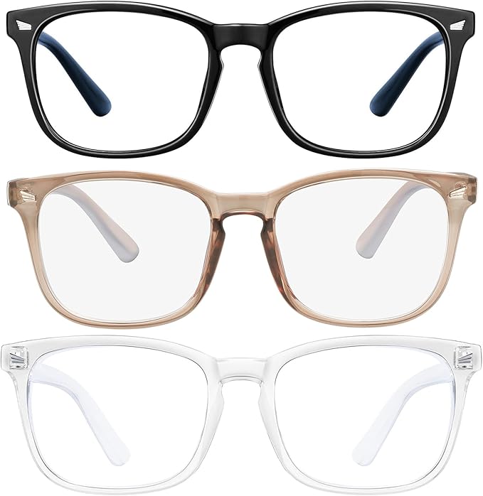 hunsquer Blue Light Glasses for Woman/Men Computer Blue Light Glasses