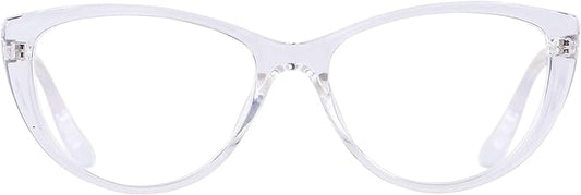 ANDWOOD Blue Light Blocking Glasses Women Bluelight Blocker Computer Cateye Clear Cat Eye Eyeglasses Frame AR003