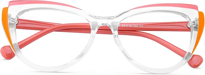 Blue Blockers Glasses for Women, Bluelight Glasses with Cat Eye Frame for Style, Comfort, Eye Strain Relief (Cat Eye, Light brown)