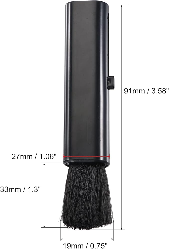 MECCANIXITY Computer Cleaning Brush Tools Soft Bristle with 3.6 Inch Plastic Handle for Keyboard, Camera Lens, Electronics, Home, Office, 2 Pack - Image 2