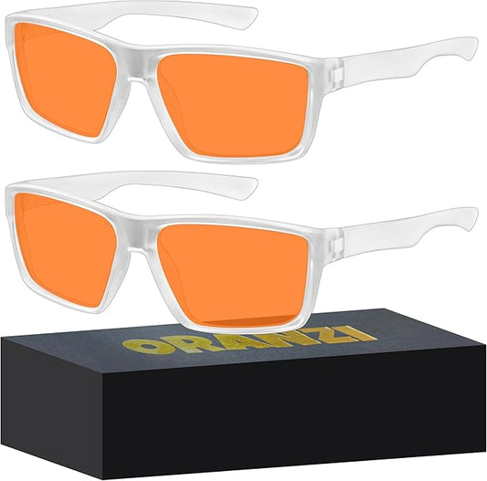 Blue Light Gaming Glasses for Men & Women, Anti Harmful Blue Light for Computer & Gaming, Amber Lenses Anti Eyestrain