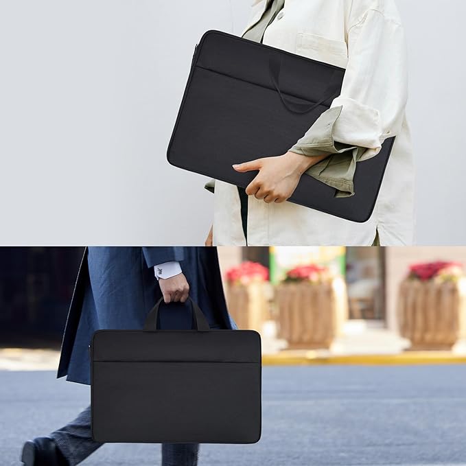 18.5 Inch Portable Monitor Case, Protective Carrying Sleeve for VisionOwl InnoView Upperizon Usparkle Ingnok iProda Motyeowe Cocopar HONGO, 18-18.5" Portable Monitor Carrying Computer Bag, Black