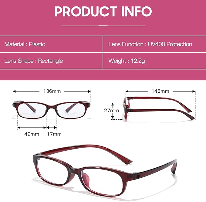 TJUTR Office-Siren Bayonetta Glasses, Blue Light Computer Glasses for Women, Y2K Small Rectangle Frame Eyewear Anti Eyestrain