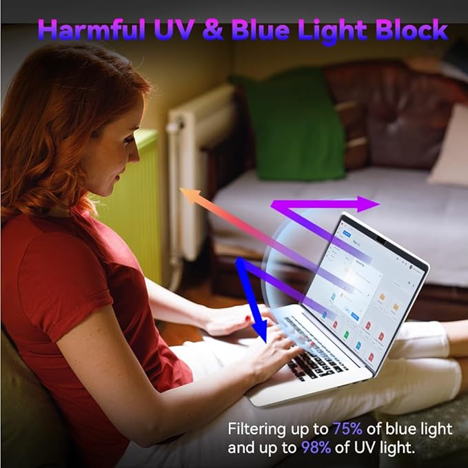 Mamol 2 Pack Anti Blue Light Screen Protector for MacBook Pro 16 Inch (2021-2026, M1, M2, M3, M4, M5), Eye Protection, Anti Glare