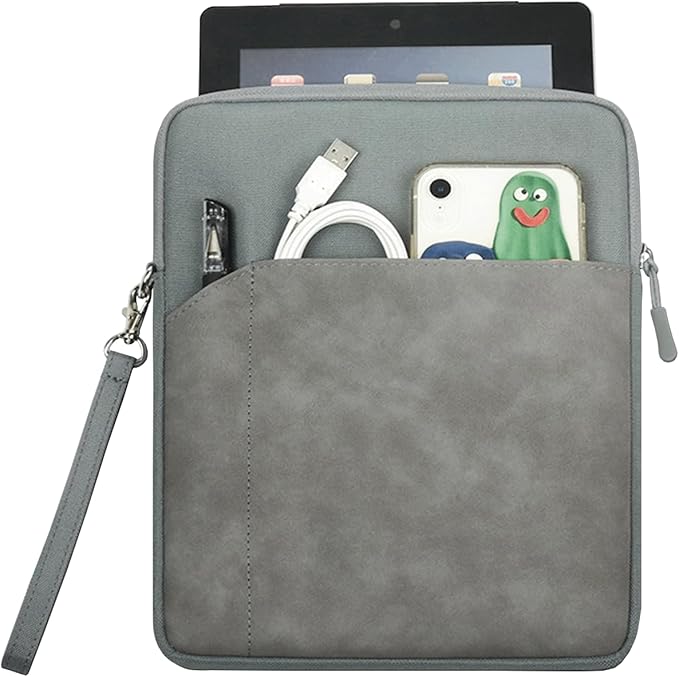 CAAORDKSO 9-11 Inch Tablet Sleeve Case Carrying Case for 11 inch iPad A16, 11 inch iPad Air M3 M2 / iPad Pro 11 M4, 10.2 10.5 10.9" iPad Pro Air, Galaxy Tab S8/S9 11" / Galaxy Tab A9+ Bag, Space Grey