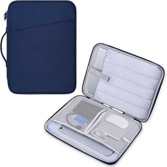 13 inch Laptop Case Sleeve Compatible with 2026-2022 MacBook Air 13-Inch M5 A3449 / M4 A3240 / M3 A3113 / M2 A2681, Apple New MacBook Air 13.6 Shockproof Protective Bag - Blue