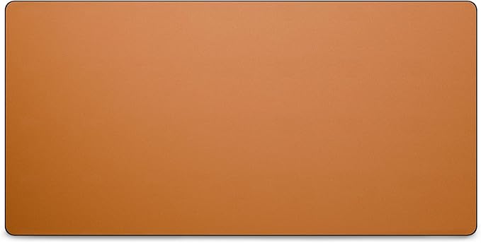Jotsome Leather Desk Pad Mat, Non-Slip Desk Blotter Pad - Desk Protector for Office, Home, Laptop, and Desktop (Tan, 34" x 17")