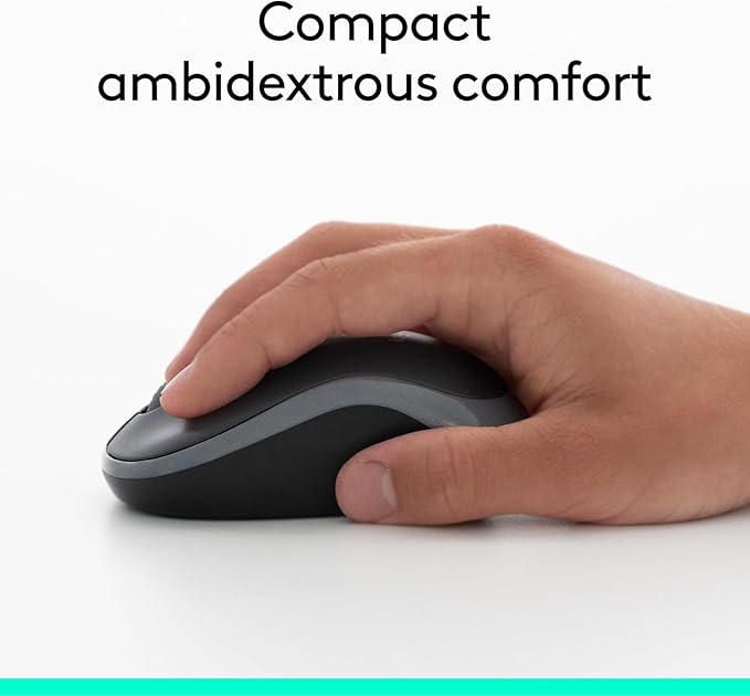 Logitech MK270 Wireless Keyboard and Mouse Combo for Windows,2.4 GHz,8 Multimedia Keys,PC,Laptop,Wireless Keyboard Compact Mouse Combo - Black,(Pack of 4)