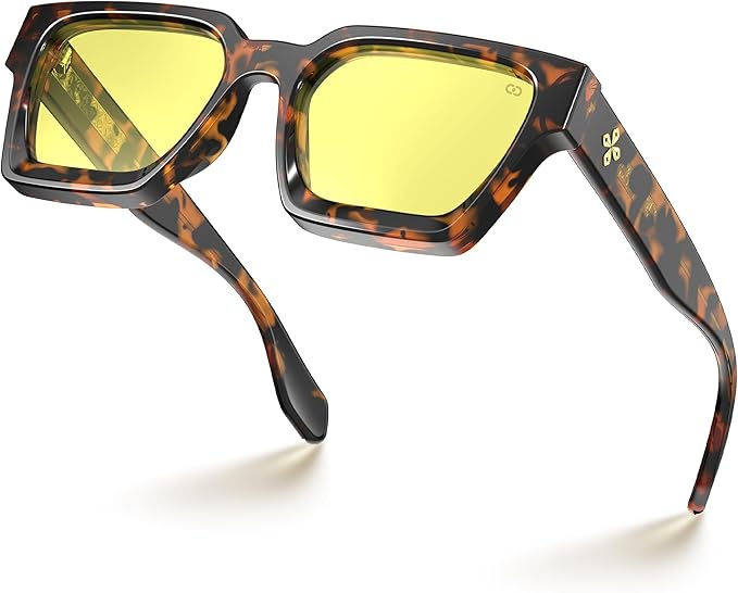 VISOONE Gamer Glasses Professional Blue Light Filter with Anti-Fatigue and Anti-Glare for Men and Women RIVER