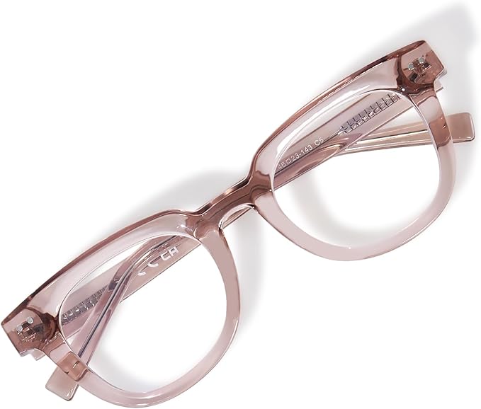 OPTOFENDY Oversized Blue Light Blocking Glasses for Women, Fashion Square Computer Eyeglasses
