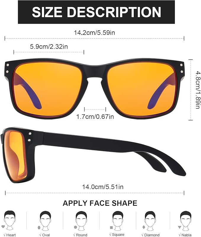 Okany Blue Light Blocking Glasses Gaming Computer Glasses Powerful Professional Screen Filter