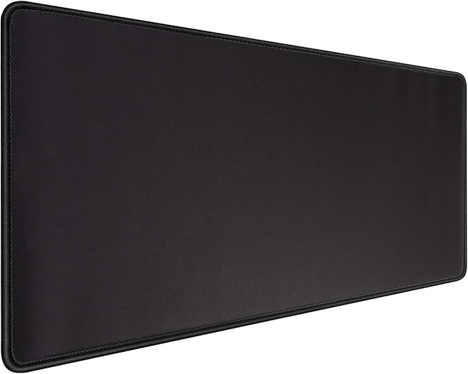 Gaming Mouse Mat/Mouse Pad 31.5x11.8x0.12Inch | XXL mouse pad | table mat/large size | improved precision and speed | rubber base for stable Grip on smooth surfaces non-slip (80x30 Black)