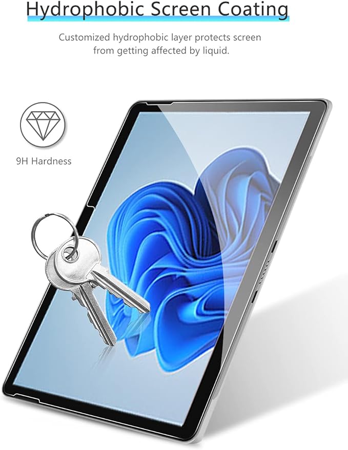 OMOTON [2 Pack Screen Protector Compatible for Microsoft Surface Go 3 / Surface Go 2 / Surface Go (2021/2020/2018 Released), Tempered Glass High Definition