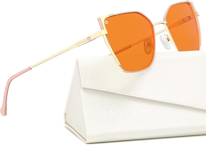 ANYLUV Blue Light Glasses for Woman Men, Womens Blue Light Blocking Glasses Computer Glasses Anti Eyestrain