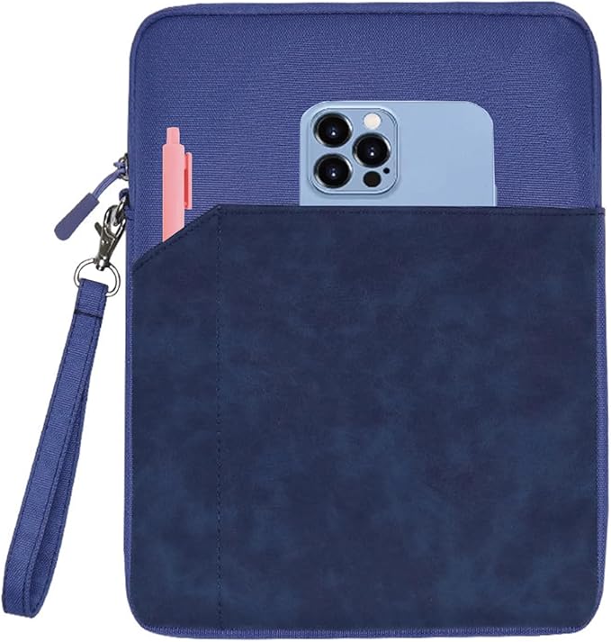 CAAORDKSO 11.6 inch Laptop Sleeve for Acer Chromebook Spin 311, ASUS Vivobook 11.6, HP Stream 11, Samsung Chromebook 11.6 - Compatible with Lenovo, Dell, Dark Blue