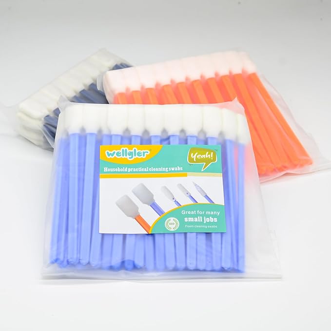 Wellgler’s 5.11" Foam Cleaning Swabs, Ideal for DTF Printers, Gun Maintenance, Printheads, Scanners, Camera Lenses, Chips, Hard Drives and Precision Optical Equipment, 200 PCS ﻿ - Image 8
