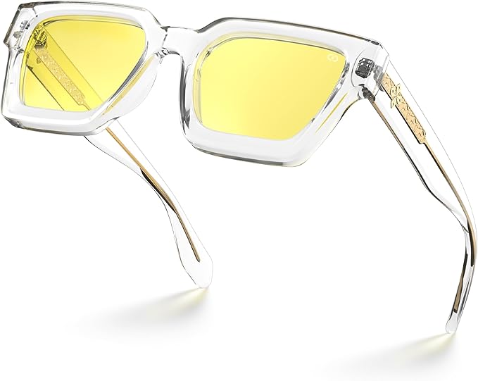 VISOONE Gamer Glasses Professional Blue Light Filter with Anti-Fatigue and Anti-Glare for Men and Women RIVER