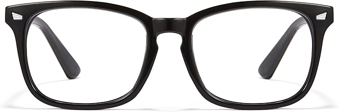 Cyxus Blue Light Glasses Men Women Reduce Eye Strain UV Blocking for Office Work Computer Screen 8082