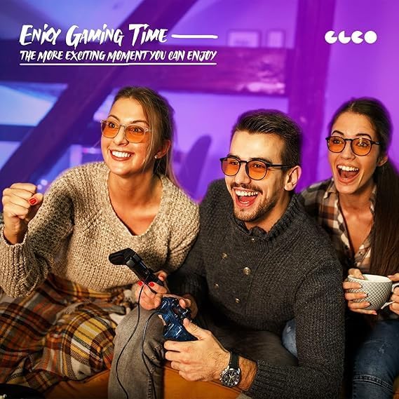 IBOANN Chic & Comfy Blue Light Glasses for Women - 3-Pack Round Frames, Screen-Ready Style with UV Protection Coating
