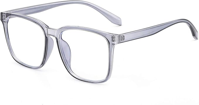 TEAPLMTT Blue Light Blocking Glasses Oversized Square Computer Glasses Anti Blue Light for Women Men