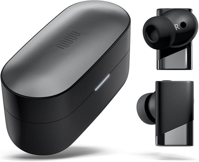 Status Pro X Wireless Earbuds, Triple Speaker Driver, Hi-Res Audio with LDAC, 52dB ANC, 6 Beamforming Mics with VoiceLoom AI for Clearest Calls (Onyx)