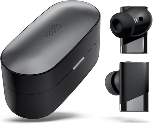 Status Pro X Wireless Earbuds, Triple Speaker Driver, Hi-Res Audio with LDAC, 52dB ANC, 6 Beamforming Mics with VoiceLoom AI for Clearest Calls (Onyx)