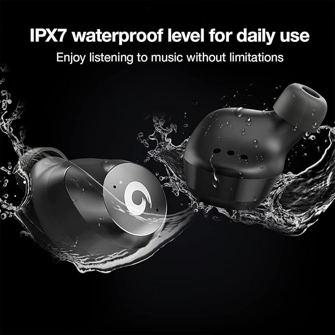 X9 Wireless Earbuds Bluetooth 5.3 Headphones Waterproof Stereo Earphones in Ear Touch Control with Microphone Headset with Deep Bass for Sport, Gaming and Running(Blue)