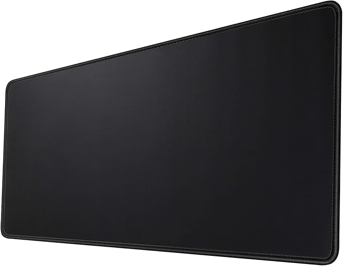 Gaming Mouse Mat/Mouse Pad 23.6x11.8x0.12Inch | XXL Mouse pad | Table mat/Large Size | Improved Precision and Speed | Rubber Base for Stable Grip on Smooth Surfaces Non-Slip (60x30Black004)