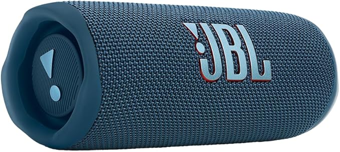 JBL FLIP 6 Waterproof Portable Speaker Bundle with gSport Carbon Fiber Case (Blue)
