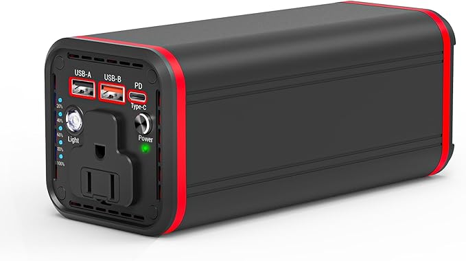 Portable Laptop station for 27000mAh 98Wh, Power Bank with AC Outlet 65W PD Fast Charging External Battery Pack, Mini Portable Power Station for MacBook Pro Dell HP Travel Camping Airline Approved