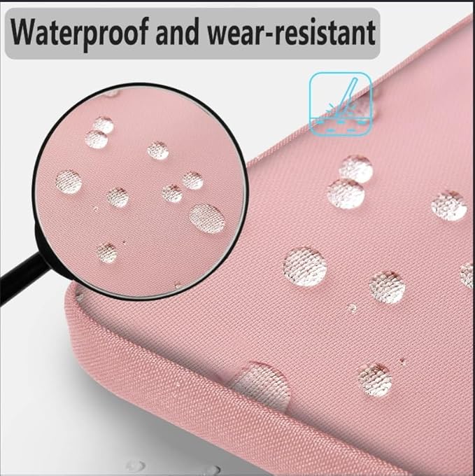 Hseok Laptop Shoulder Bag 15 15.6 16 Inch Briefcase,Compatible MacBook Pro/Neo 16",MacBook Air/Pro 15,XPS 15/16 and most 15.6-16 and Most 15-16 Notebooks,Spill-Resistant Handbag,Pink