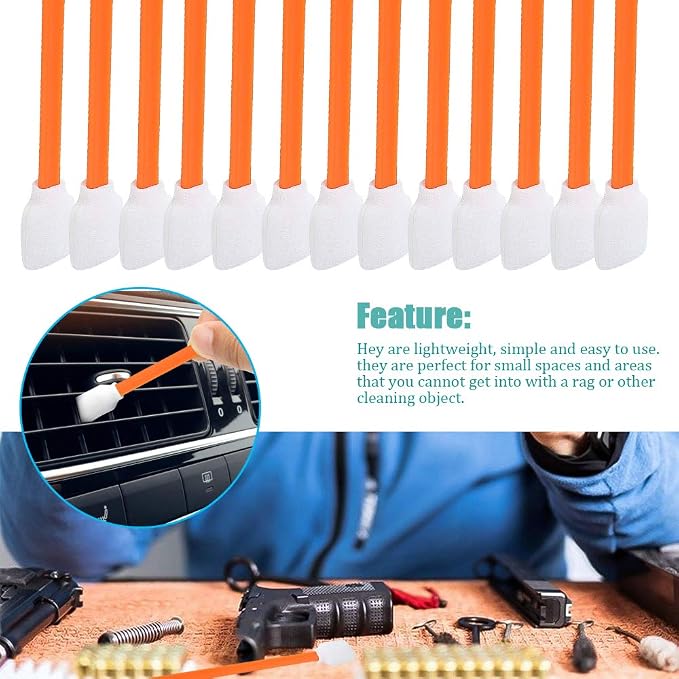 Wellgler's 5.11" Foam Cleaning swabs, for Electronics, Cameras, Optical Lenses or Inkjet Printers, Print Heads Cleaning???50pcs??? - Image 9