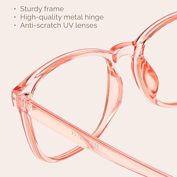 MIGSIR Blue Light Blocking Glasses for Computer Gaming, Fashion Fake Helps Reduce Screen Fatigue Eyeglasses for Women Men
